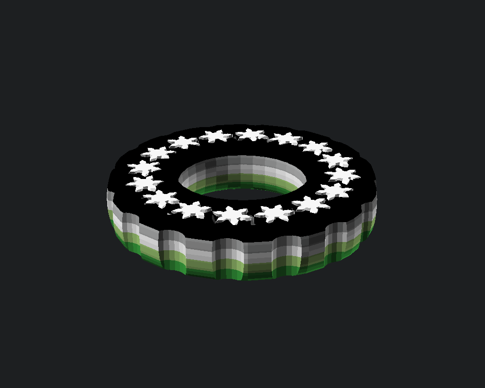 Aromantic Fidget Ring