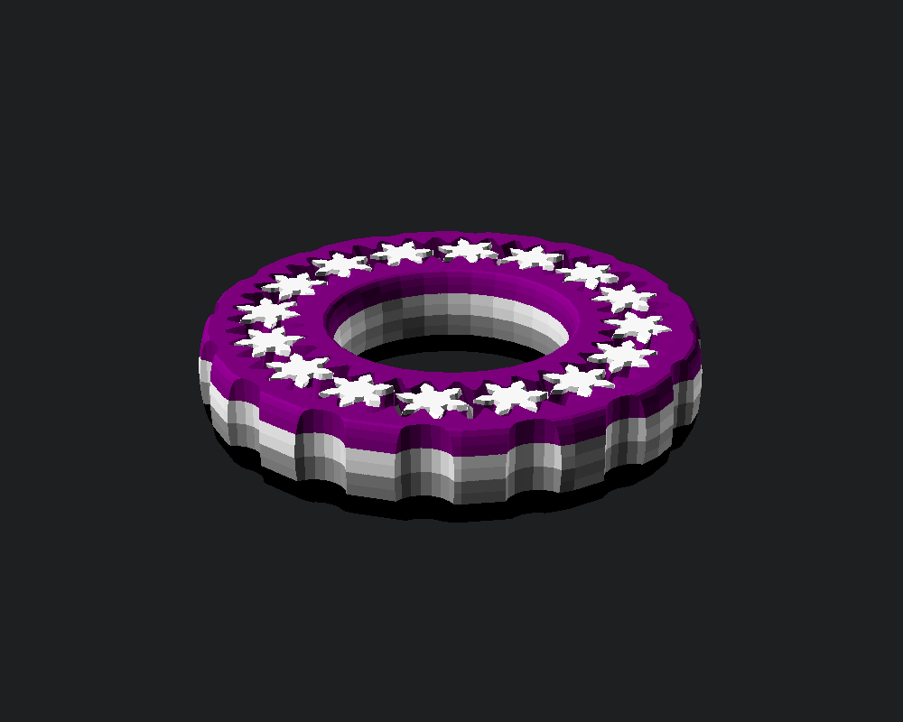 Asexual Fidget Ring