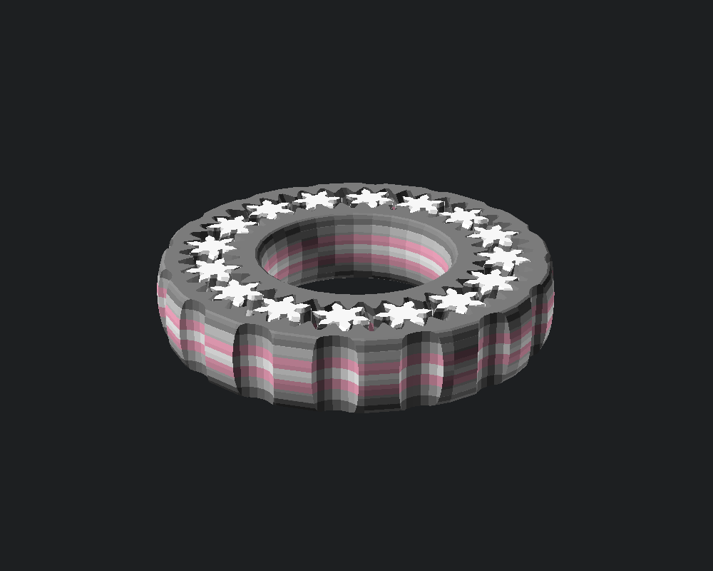 Demigirl Fidget Ring
